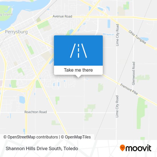 Shannon Hills Drive South map