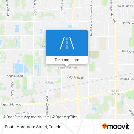 South Harefoote Street map