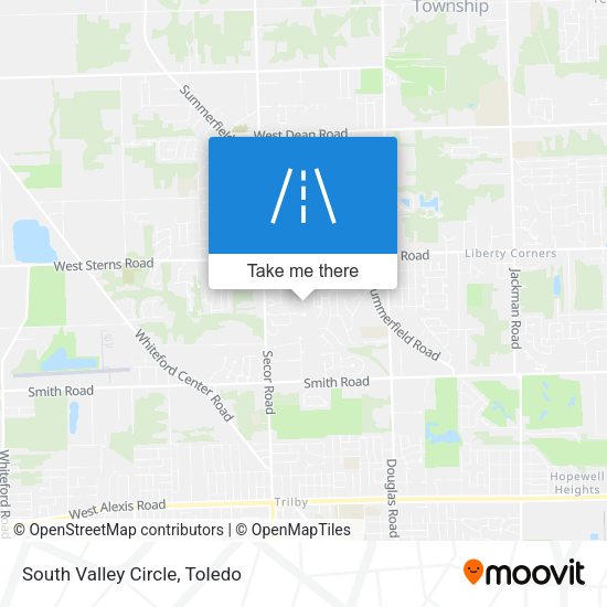 South Valley Circle map