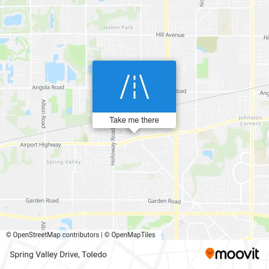 Spring Valley Drive map