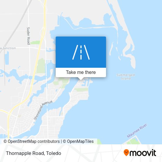 Mapa de Thornapple Road