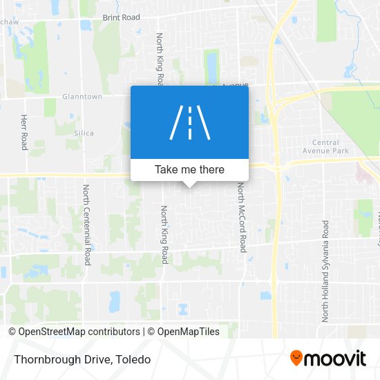 Mapa de Thornbrough Drive