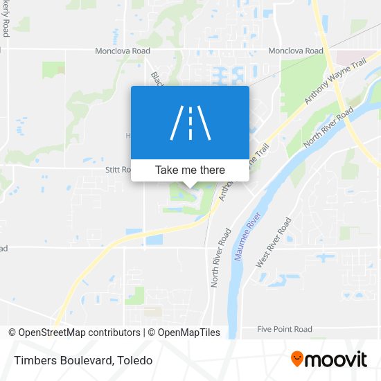 Mapa de Timbers Boulevard
