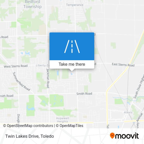 Mapa de Twin Lakes Drive