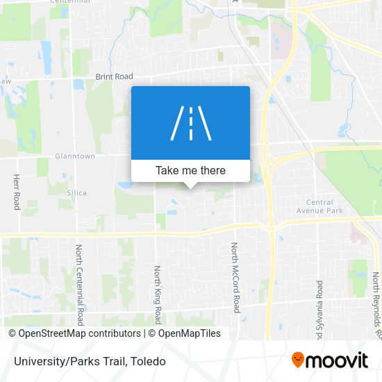 Mapa de University/Parks Trail
