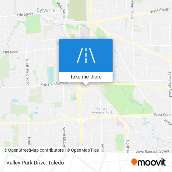 Valley Park Drive map