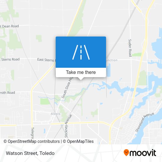 Mapa de Watson Street