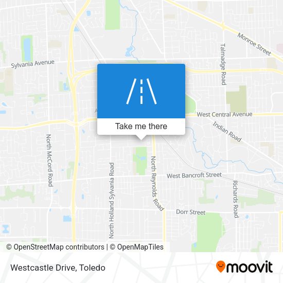 Mapa de Westcastle Drive