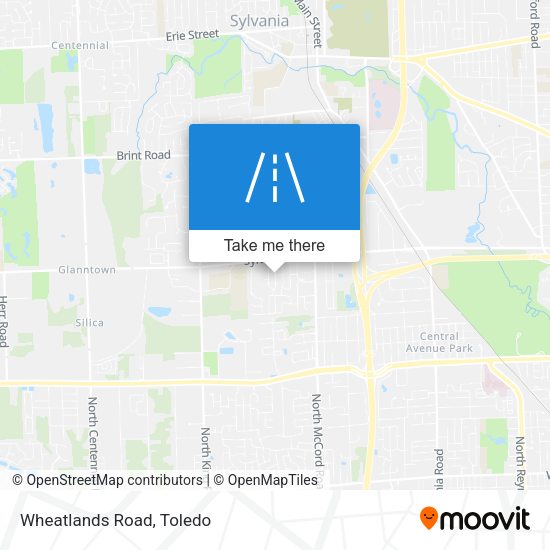 Mapa de Wheatlands Road