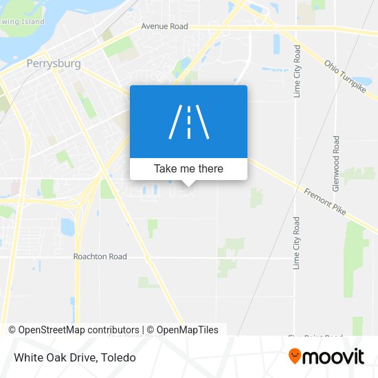 Mapa de White Oak Drive