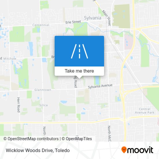 Wicklow Woods Drive map