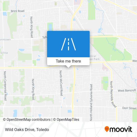 Mapa de Wild Oaks Drive