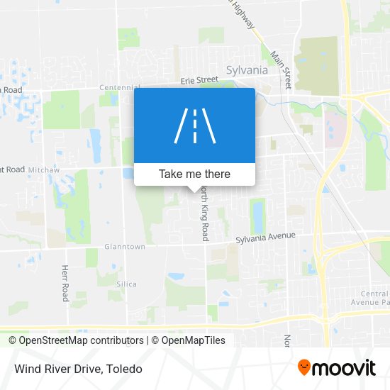 Mapa de Wind River Drive