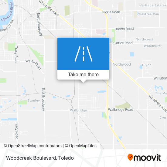 Mapa de Woodcreek Boulevard