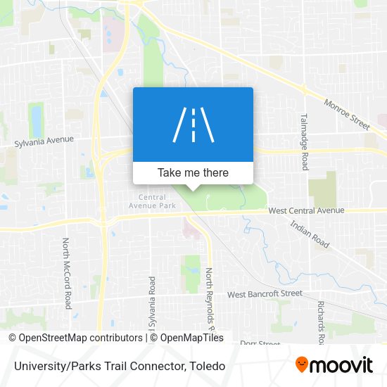 Mapa de University / Parks Trail Connector