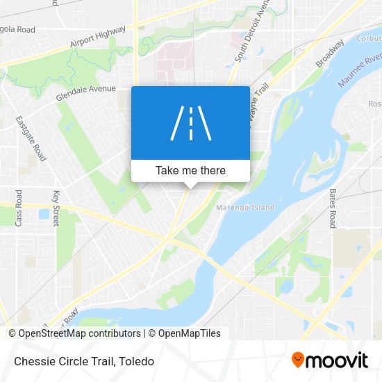 Mapa de Chessie Circle Trail