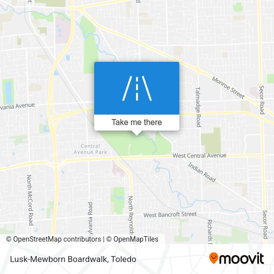 Lusk-Mewborn Boardwalk map