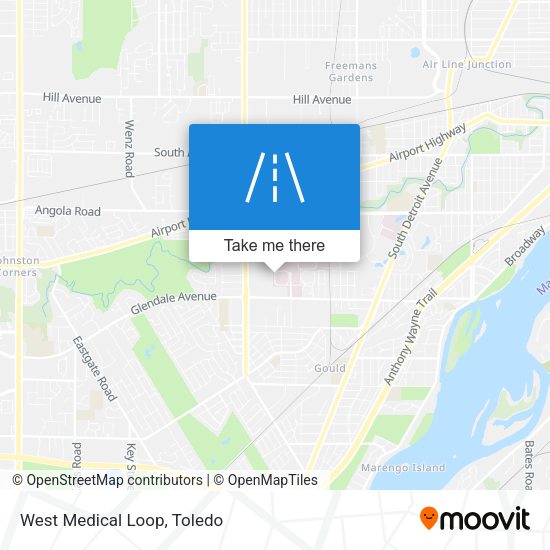 West Medical Loop map