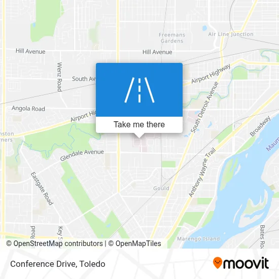 Conference Drive map