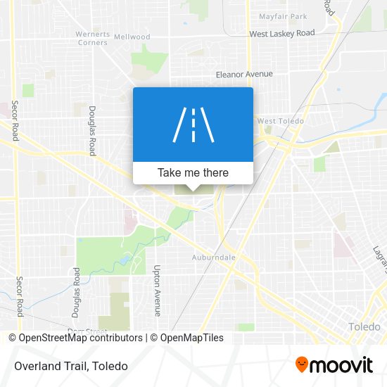 Mapa de Overland Trail