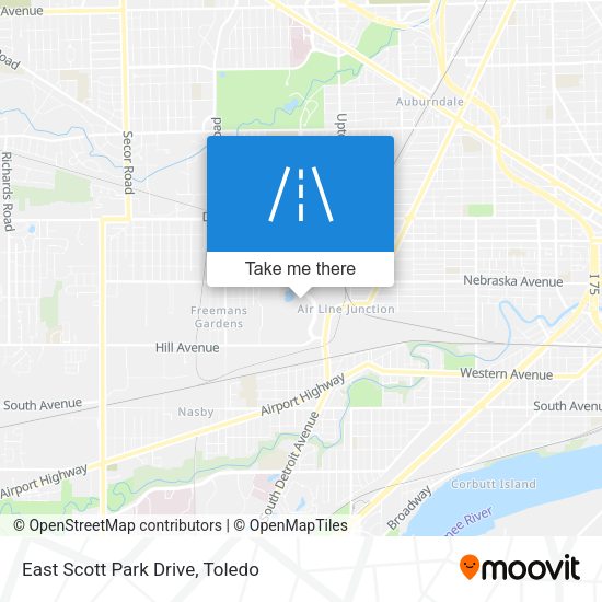 Mapa de East Scott Park Drive