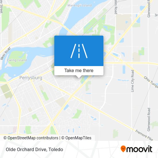 Olde Orchard Drive map
