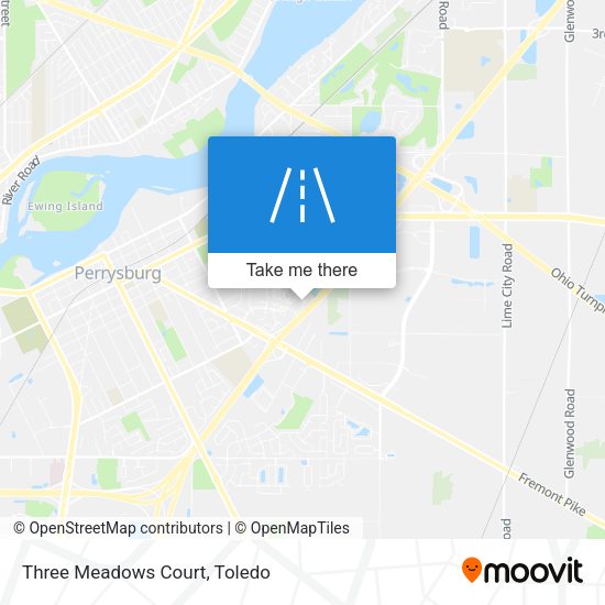 Three Meadows Court map