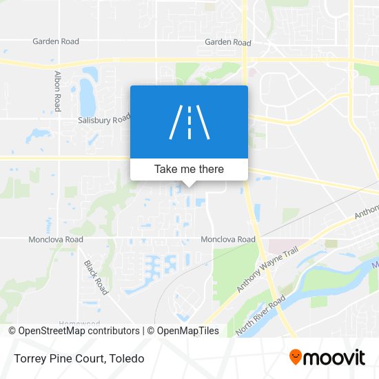 Torrey Pine Court map