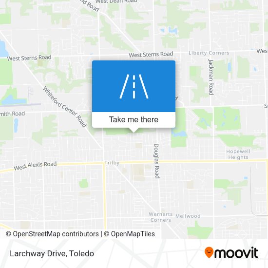 Mapa de Larchway Drive