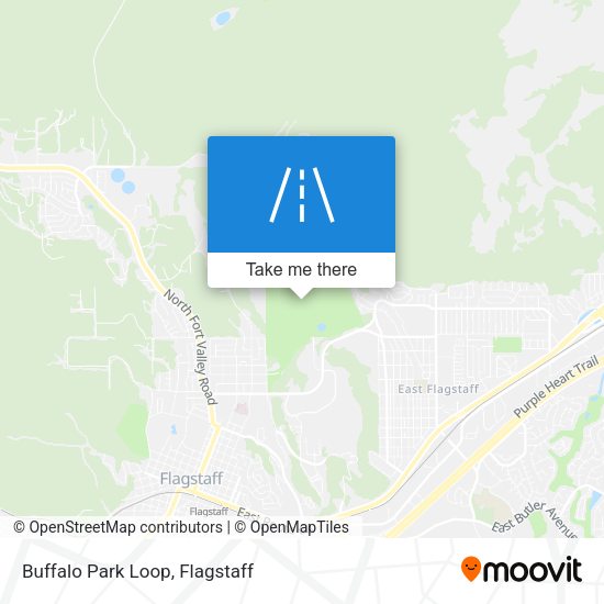 Mapa de Buffalo Park Loop