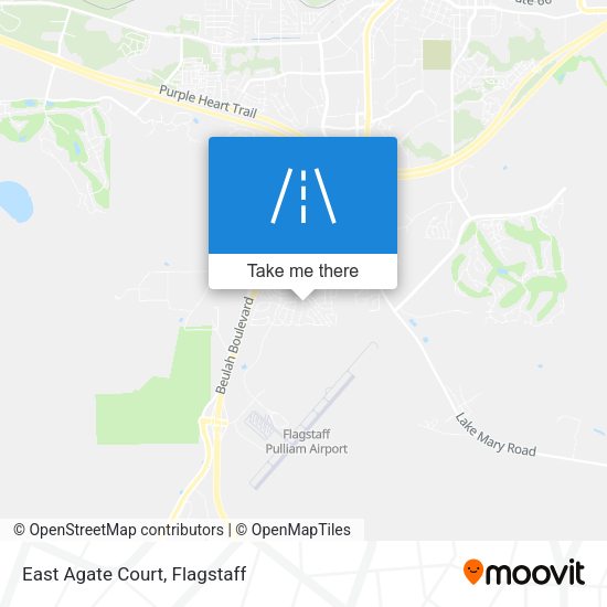 East Agate Court map