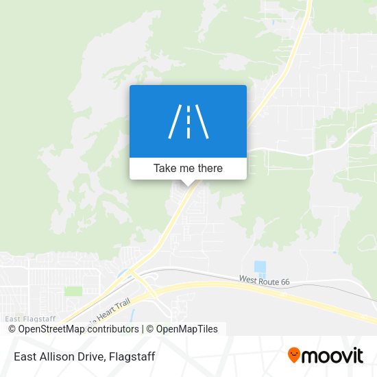 East Allison Drive map