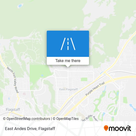 Mapa de East Andes Drive