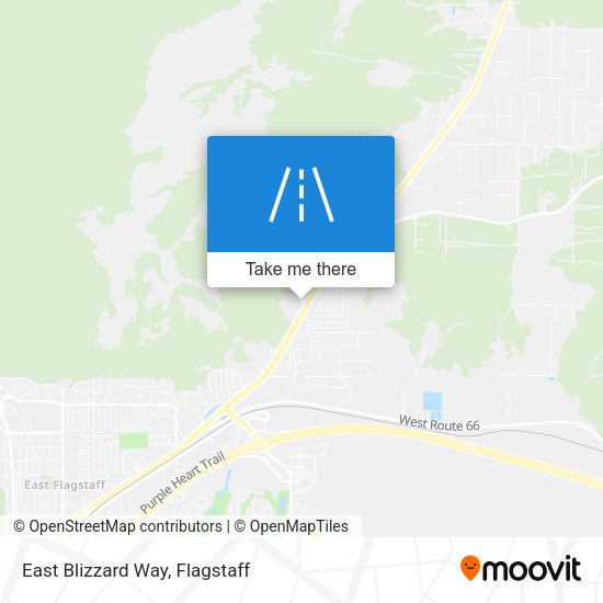 East Blizzard Way map
