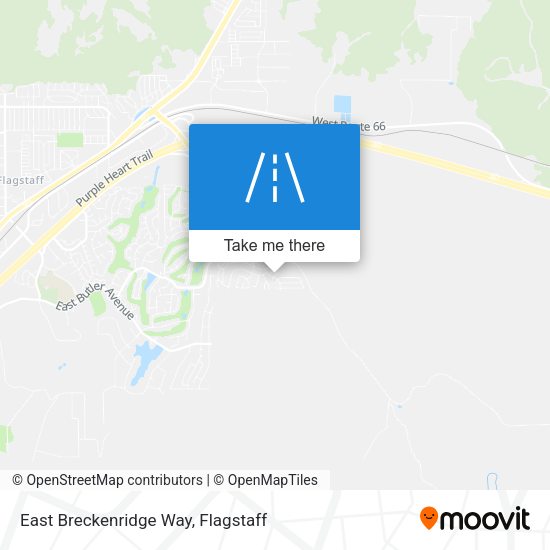Mapa de East Breckenridge Way