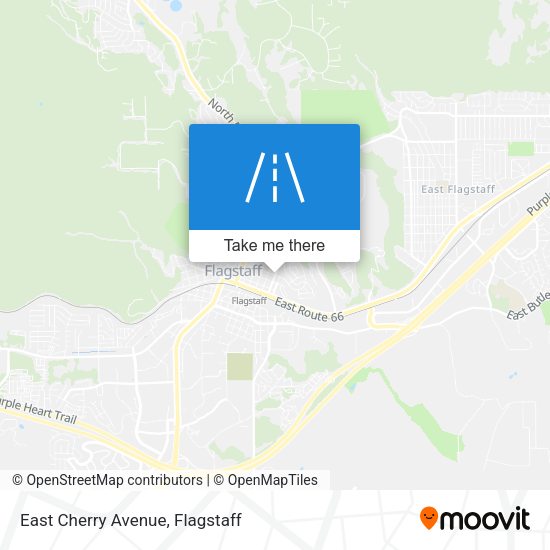 Mapa de East Cherry Avenue
