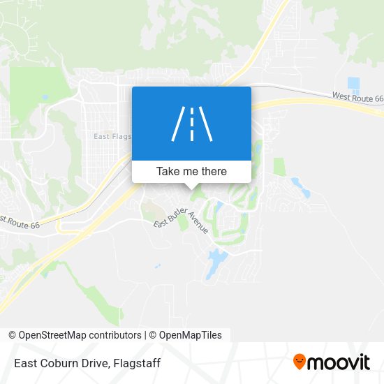 Mapa de East Coburn Drive
