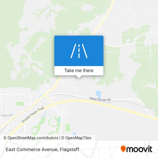 East Commerce Avenue map