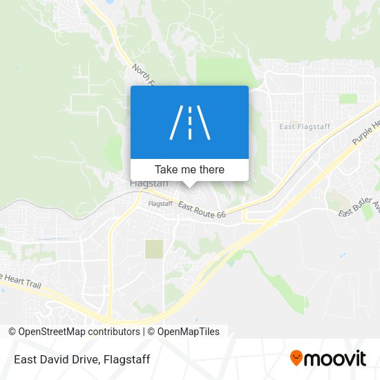East David Drive map