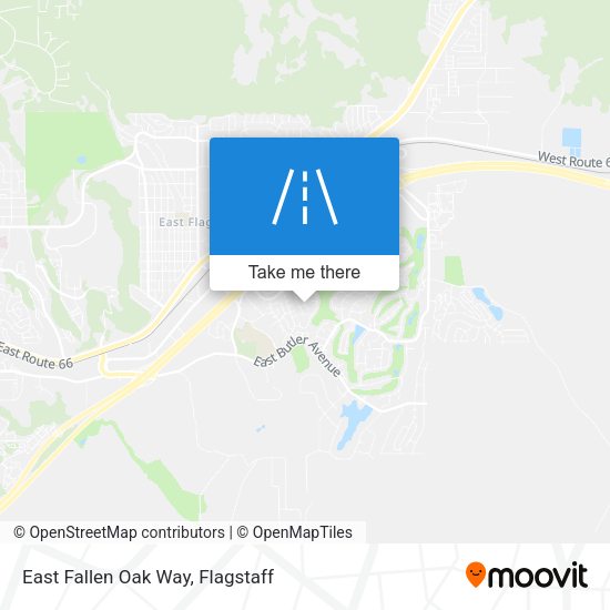 Mapa de East Fallen Oak Way