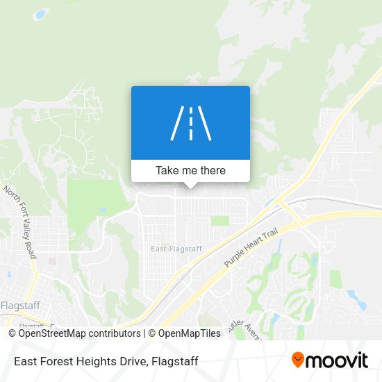 Mapa de East Forest Heights Drive