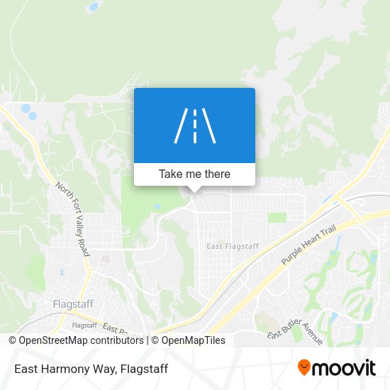East Harmony Way map