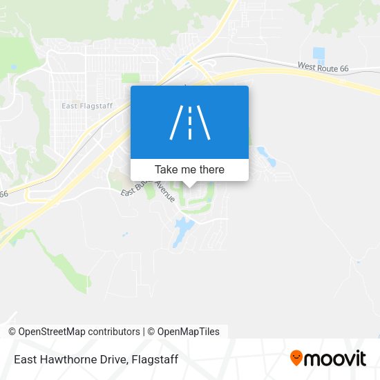 East Hawthorne Drive map
