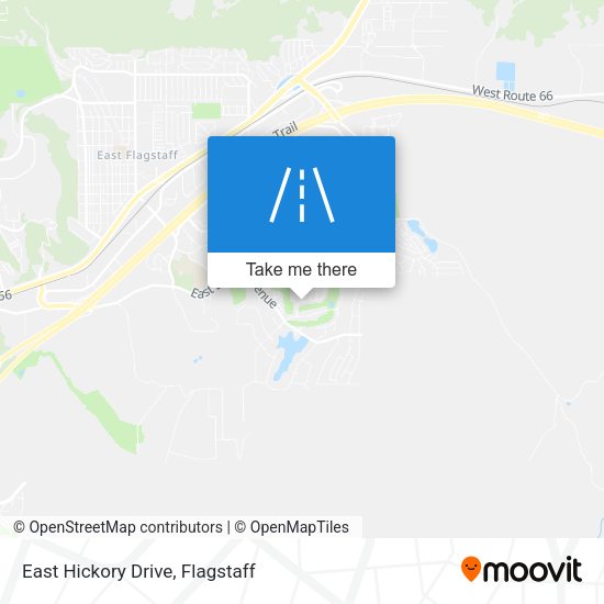 East Hickory Drive map
