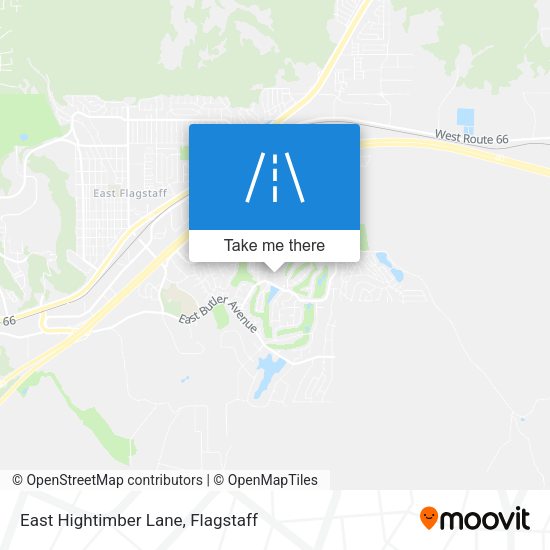 East Hightimber Lane map