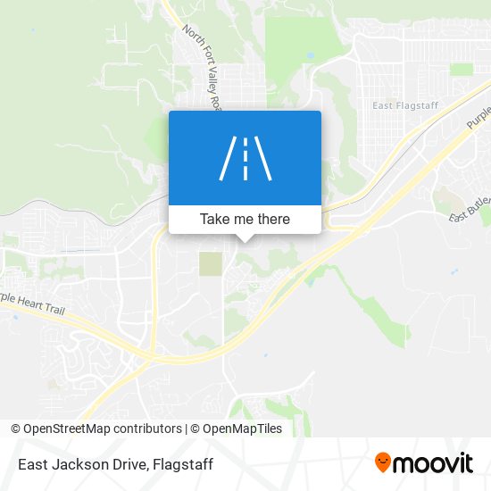 East Jackson Drive map