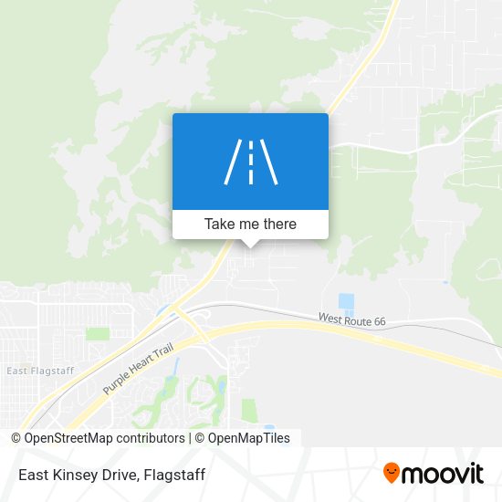 East Kinsey Drive map
