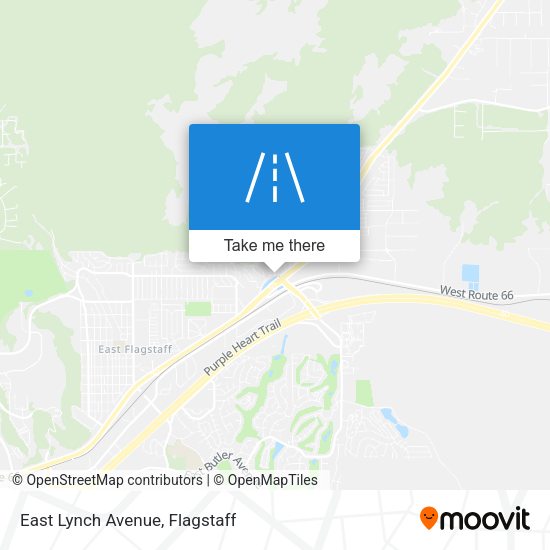 Mapa de East Lynch Avenue