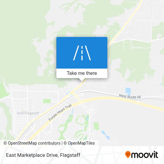 Mapa de East Marketplace Drive