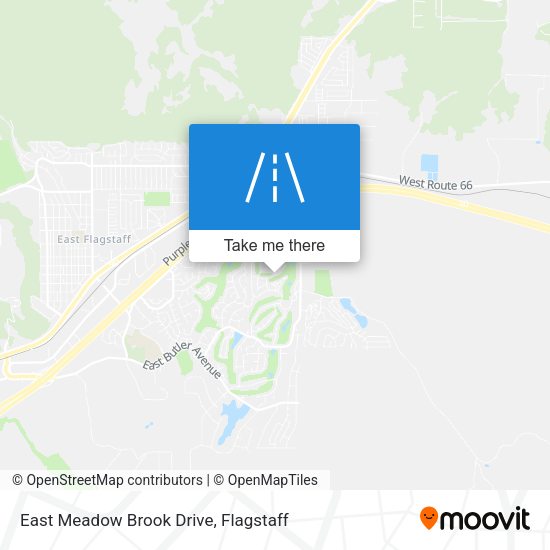 East Meadow Brook Drive map